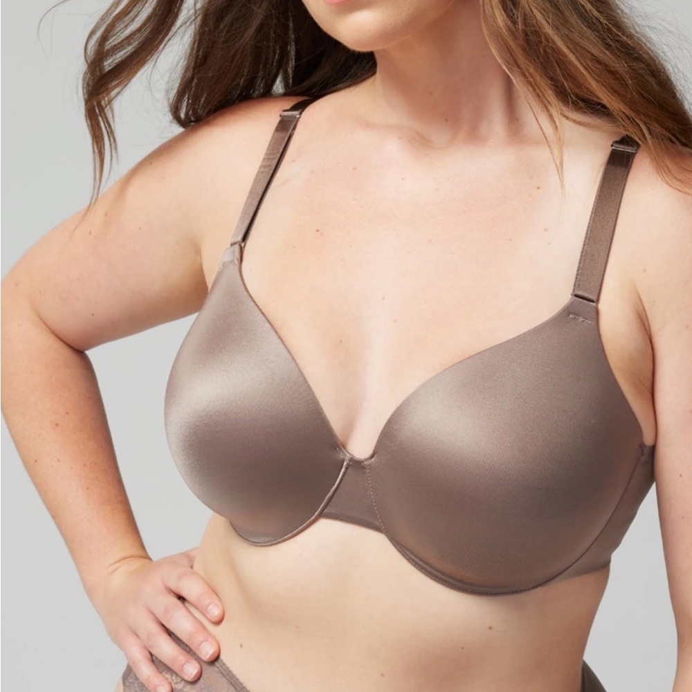 SOMA Vanishing Back Full Coverage Women's Bra Size 36DD Mochaccino Color NWT